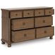 Greddinton Brown 8 Drawer Dresser and Rectangular Mirror