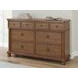 Chadworth Medium Brown 8 Drawer Dresser