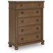 Greddinton Brown 5 Drawer Chest