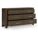 Brillynd Burnished Brown 6 Drawer Dresser