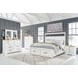 Ashbryn White and Natural 10 Drawer Dresser with Rectangular Mirror
