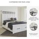 Ashbryn White And Natural Queen Panel Storage Bed