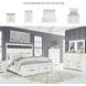 Ashbryn White And Natural King Panel Storage Bed
