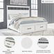 Ashbryn White And Natural California King Panel Storage Bed