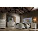 B0846J Silver Upholstered Panel Bedroom Set