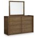 Kerlayne Brown Upholstered Storage Bedroom Set