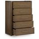Marxmore Brown 5 Drawer Chest
