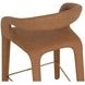 Avenlee Milliken Cognac Upholstered Counter Height Stool