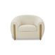 Lina Cream Performance Linen Upholstered Accent Chair
