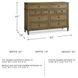 Sharlance Brown Dresser