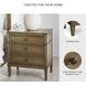 Sharlance Brown 3 Drawer Nightstand
