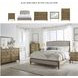 Sharlance Light Brown King Upholstered Panel Bed