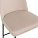 Sydney Taupe Performance Fabric Upholstered Counter Height Stool Set of 2