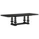 Atrium Black 108" Rectangular Dining Table