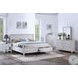 Lakeside Distressed White Queen Bed with Storage