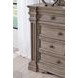 Blairhurst Light Grayish Brown 10 Drawer Dresser and Rectangular Mirror with LED