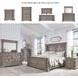 Blairhurst Light Grayish Brown 10 Drawer Dresser and Rectangular Mirror with LED