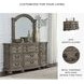 Ardenfield Light Brown Dresser with Mirror