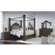 Maylee Dark Brown Dresser with Mirror