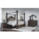 Maylee Dark Brown Dresser with Mirror