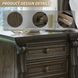 Maylee Dark Brown 3 Drawer Nightstand