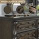 Maylee Dark Brown Dresser with Mirror