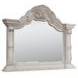 Valleymont Antique White 6 Drawer Dresser and Arched Mirror
