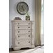 Valleymont Antique White 5 Drawer Chest