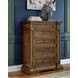 Thoridan Brown 5 Drawer Chest