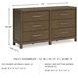 Cabalynn Light Brown Dresser