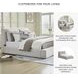 Cabalynn Light Brown Queen Upholstered Panel Bed