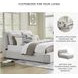Cabalynn Light Brown King Upholstered Panel Bed