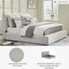 Cabalynn Light Brown California King Upholstered Panel Bed