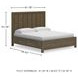 Cabalynn Light Brown King Panel Storage Bed