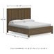 Cabalynn Light Brown California King Panel Storage Bed