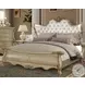 Monique Champagne King Panel Bed