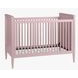 Modern Nursery Pink Convertible Crib