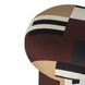 Lucy Mud Brown Upholstered Accent Stool