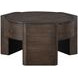 Salina Espresso Round Coffee Table