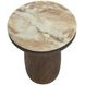 Orlena Macchiato Outdoor Round End Table