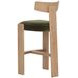 Briarstone Forest Green Upholstered Bar Stool