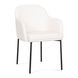 Sydney Cream Upholstered Arm Chair Set of 2