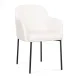Sydney Cream Upholstered Arm Chair Set of 2