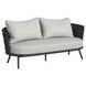 Java Gray Outdoor 70" Loveseat