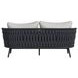 Java Gray Outdoor 70" Loveseat
