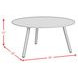 Java Dark Gray Outdoor 2 Piece Round Sintered Stone Top Occasional Table Set