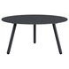 Java Dark Gray Outdoor 2 Piece Round Sintered Stone Top Occasional Table Set