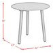 Java Dark Gray Outdoor 2 Piece Round Sintered Stone Top Occasional Table Set