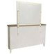 Americana Modern Bedroom Cotton 9 Drawer Dresser With Mirror
