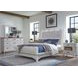 Americana Modern Cotton King Upholstered Panel Bed